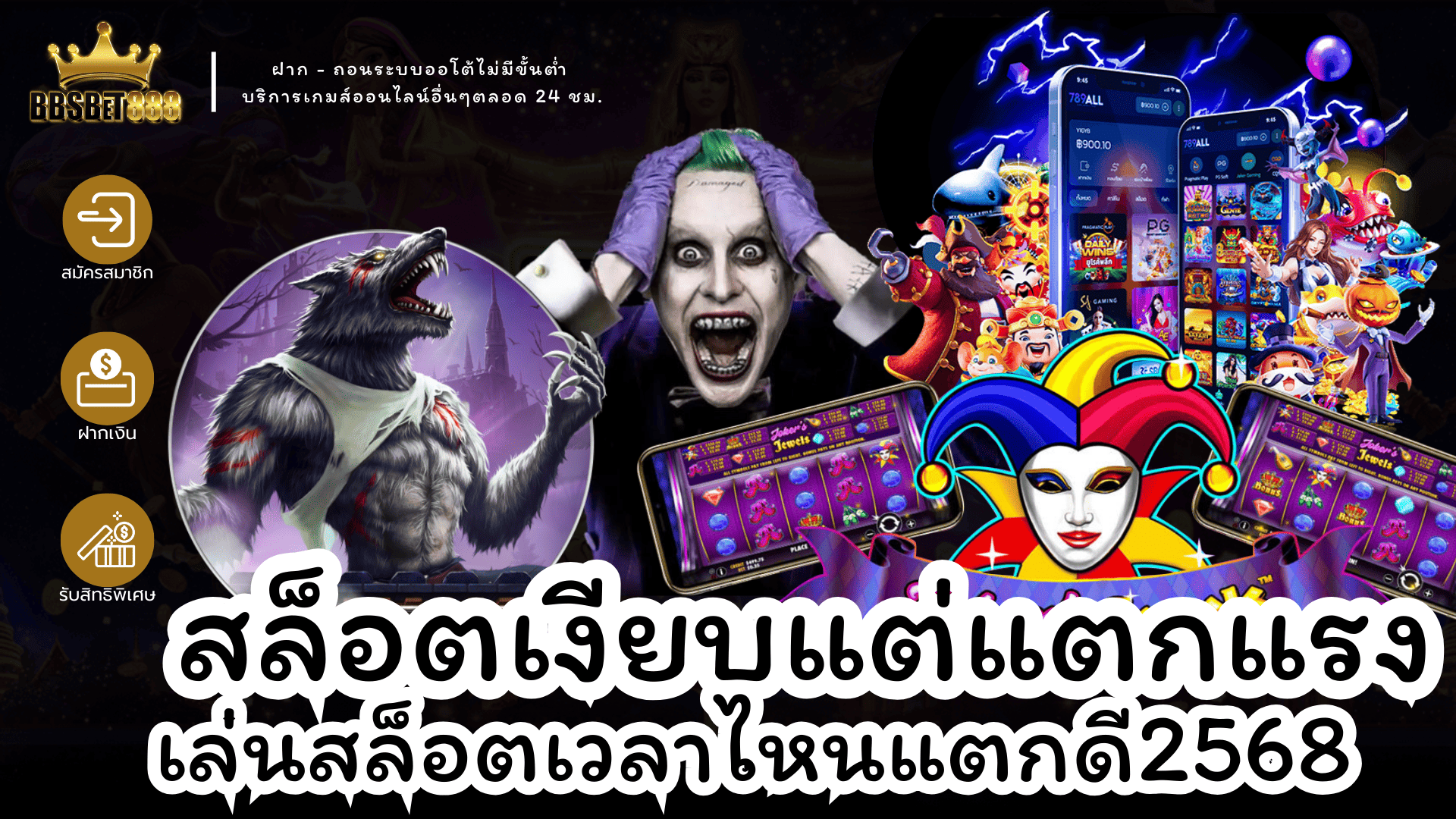 สล็อตเงียบแต่แตกแรง