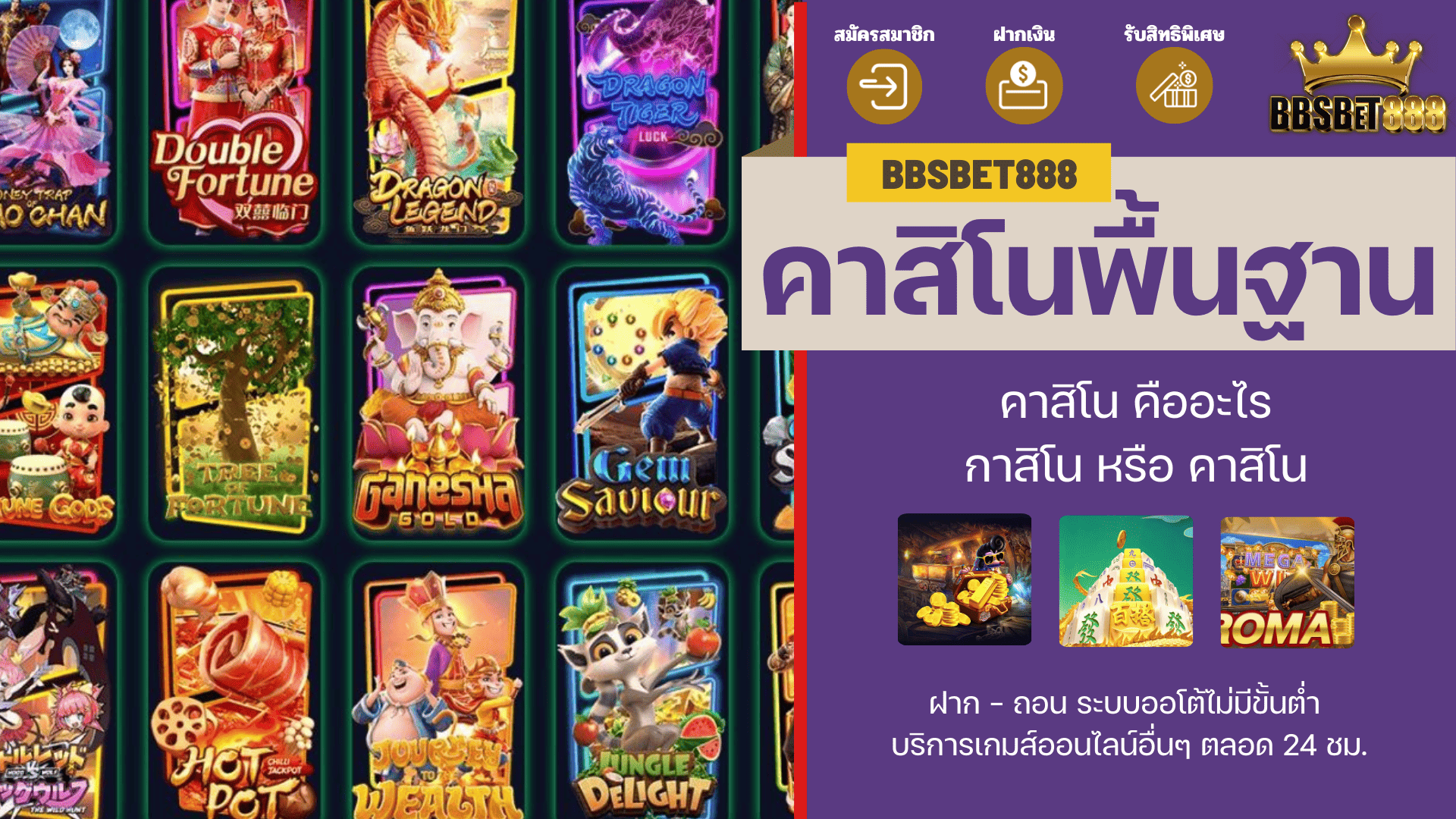 คาสิโนพื้นฐาน คาสิโนคืออะไร